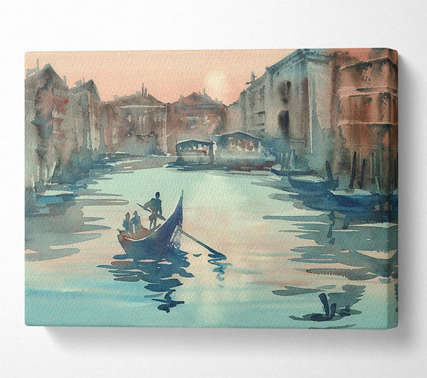  A Canvas Print of Gondola Ride 7 Canvas Print