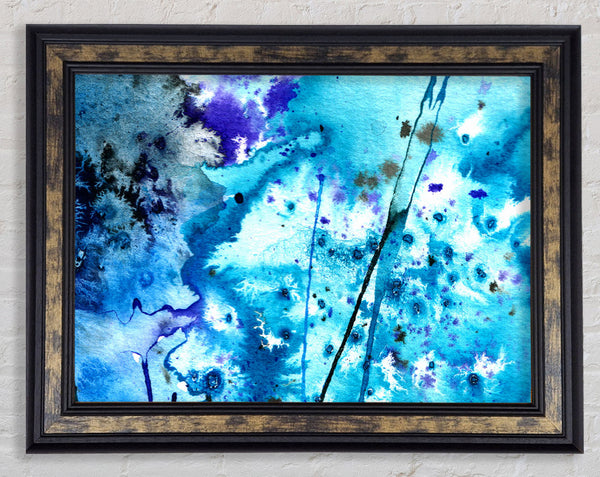 Flower Ocean Framed Print