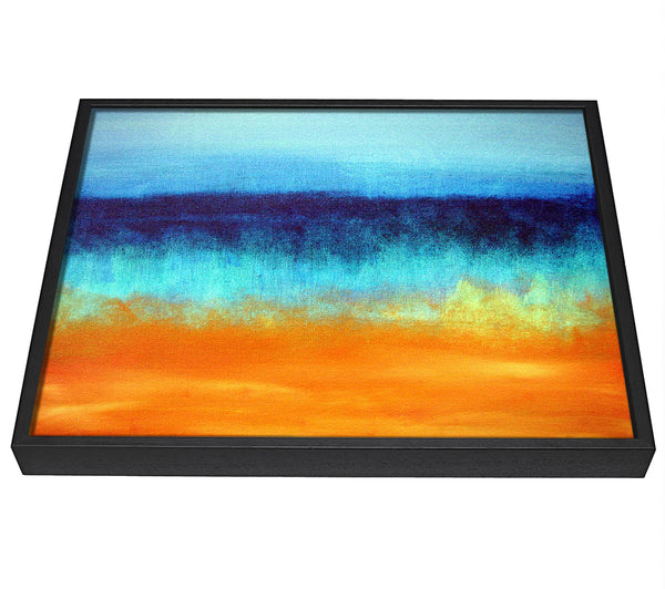 A picture of a Fire Sands framed canvas print sold by Wallart-Direct.co.uk