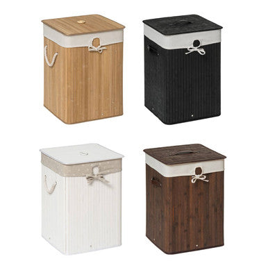 Kankyo Dark Brown Square Laundry Hamper