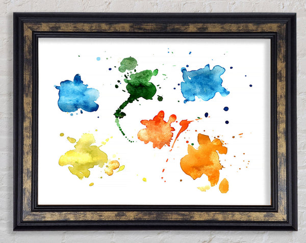 Blue Duo Framed Print