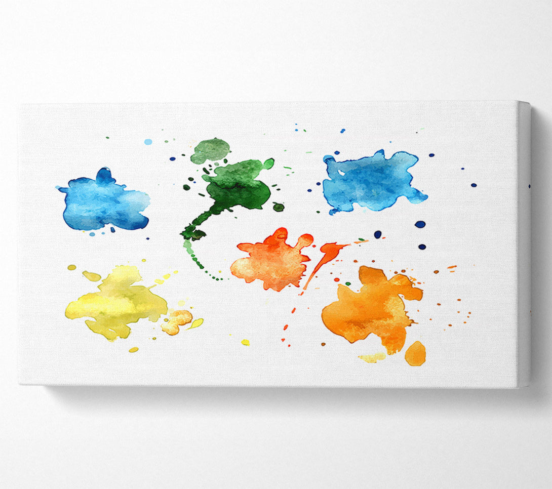  A Canvas Print of Blue Duo Canvas Print