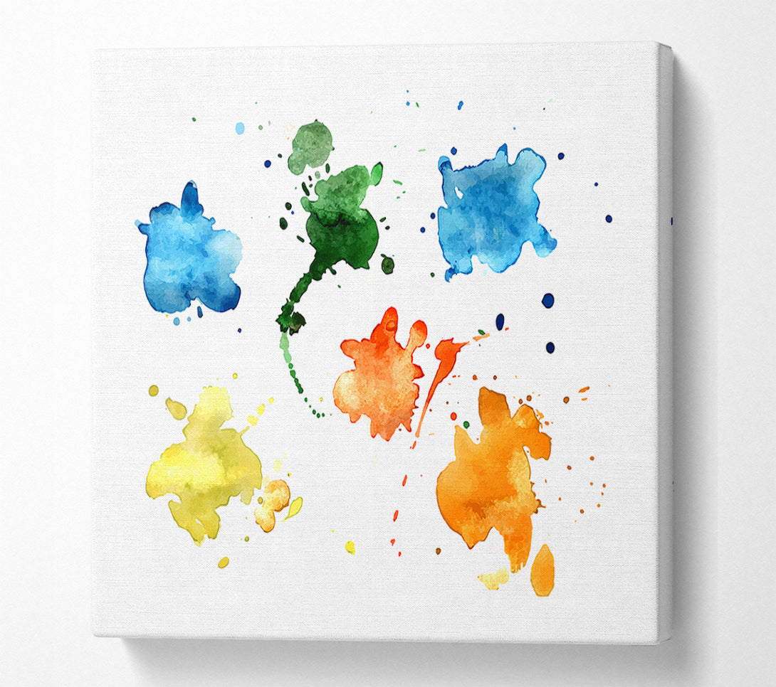  A Canvas Print of Blue Duo Canvas Print