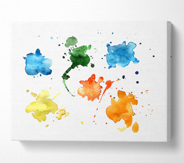  A Canvas Print of Blue Duo Canvas Print