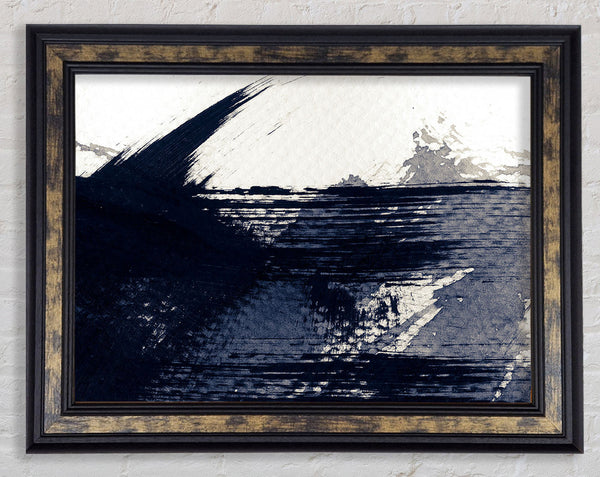Ink Lines Framed Print