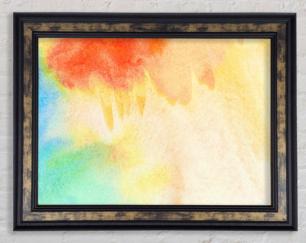 Lightning Clouds Framed Print