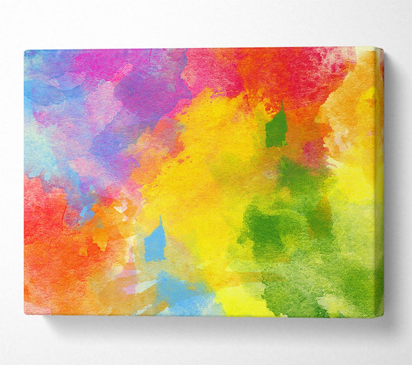 A Canvas Print of Rainbow Clouds Canvas Wall Art
