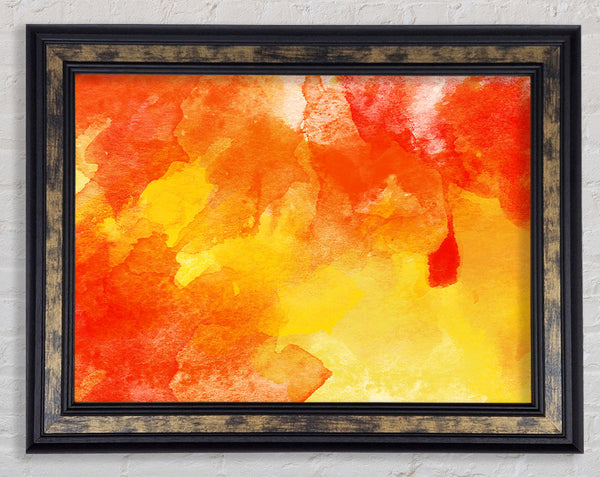 Sunset Illusion Framed Print