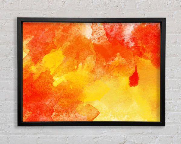 Sunset Illusion Framed Print