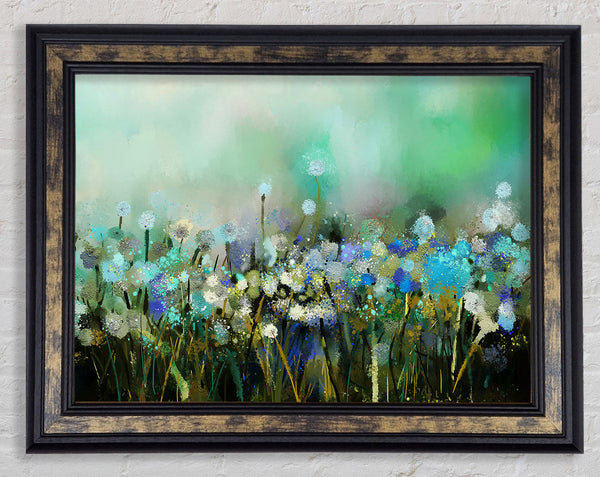 Flower Sparkle Framed Print