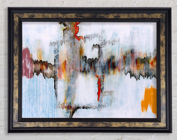 Village Sound Waves Framed Print