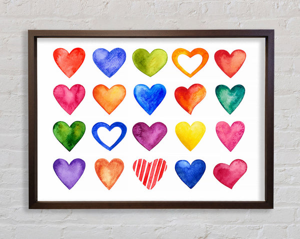 Bunte Herzen