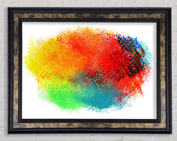 Powder Framed Print