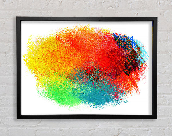 Powder Framed Print