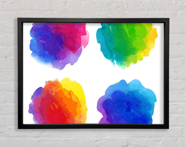 Vibrance Of The Rainbow Framed Print