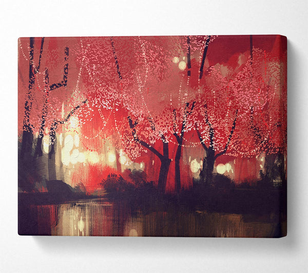  A Canvas Print of Woodland Fairy Dust Canvas Art