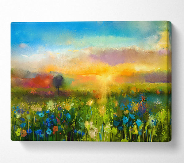  A Canvas Print of Fields Of Gold Canvas Print