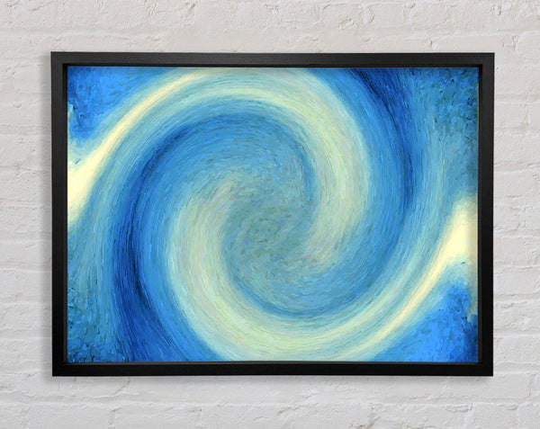 Wave Rotation Framed Print
