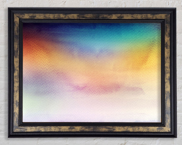 Emergence Of Colour Framed Print