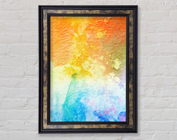 Desert Meets The Sky Framed Print