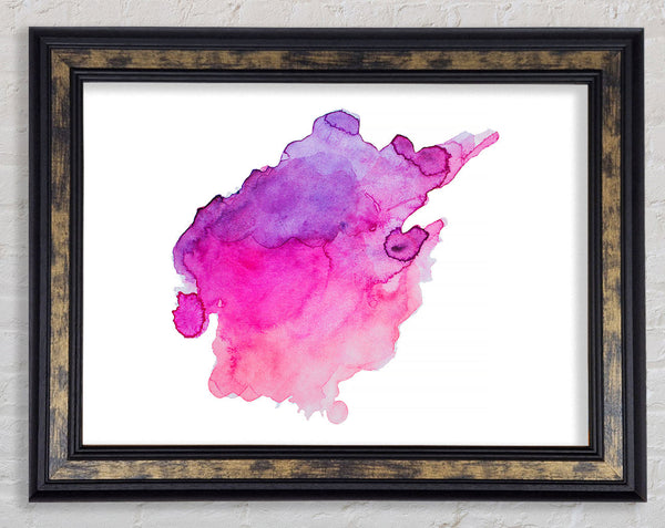 Colours Collide Framed Print