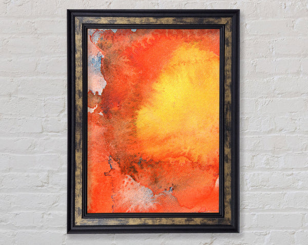 Sun Blast Framed Print