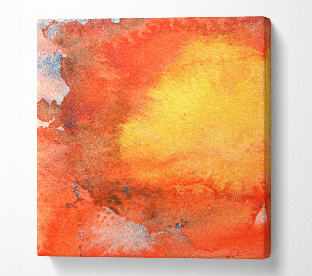  A Canvas Print of Sun Blast Canvas Print