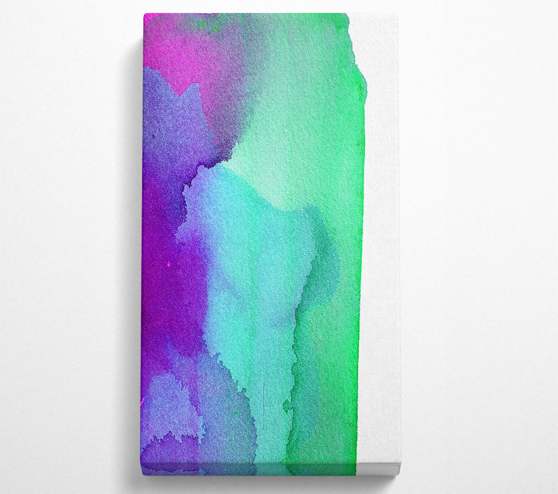  A Canvas Print of Colours Subside Canvas Wall Art