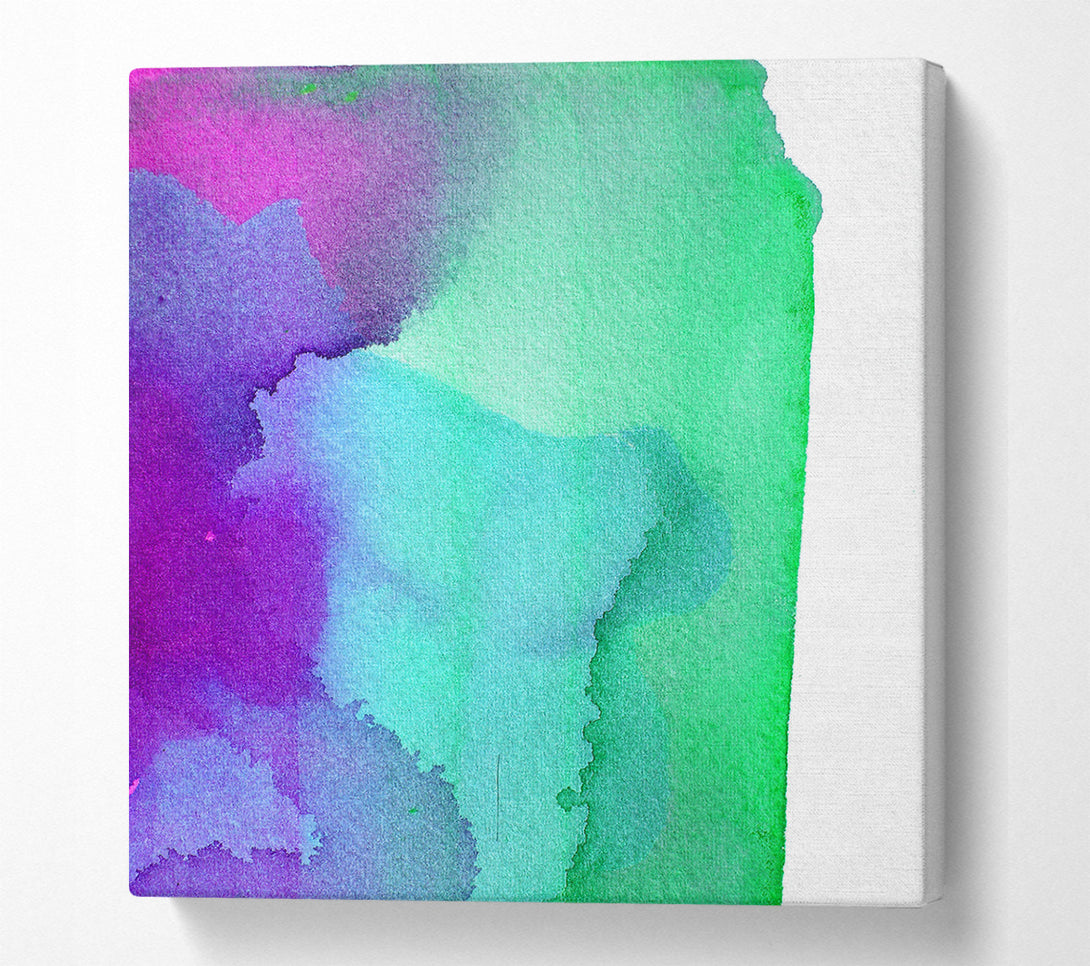  A Canvas Print of Colours Subside Canvas Wall Art