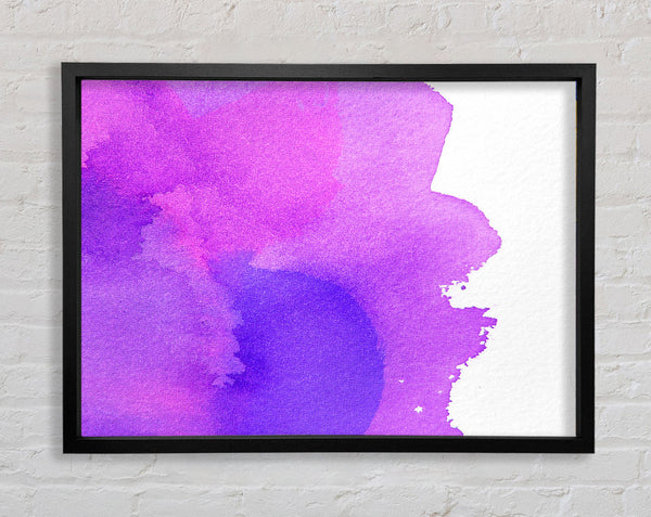 Purple Sun Through The Pink Clouds Framed Print