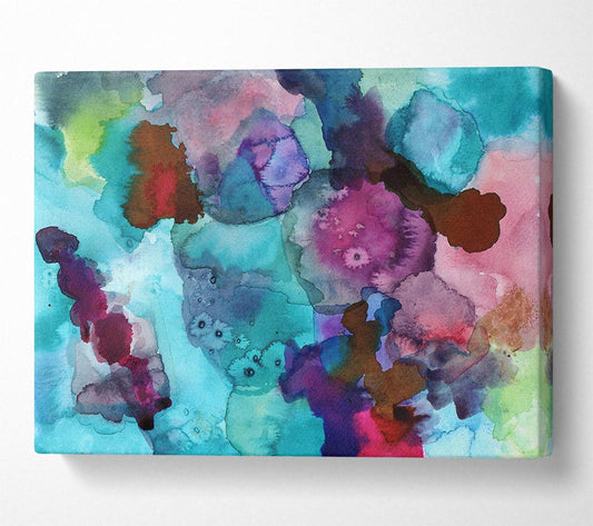 Flower Burst Canvas Wall Art