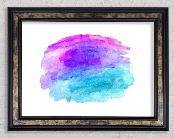 Yin And Yang Colours Framed Print