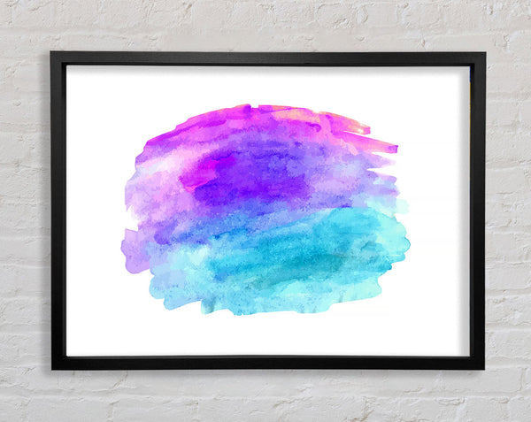 Yin And Yang Colours Framed Print