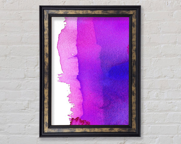 Pink Ocean Ebb Framed Print
