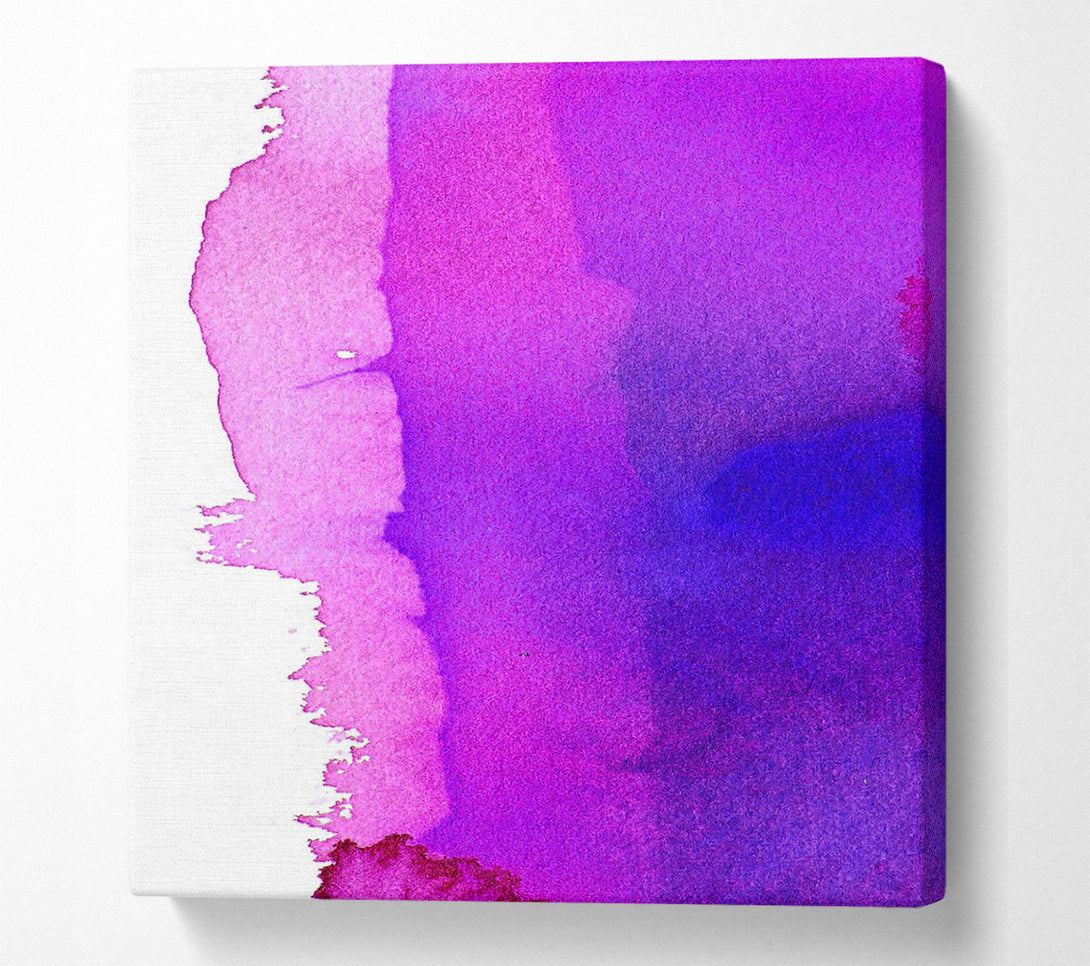  A Canvas Print of Pink Ocean Ebb Canvas Print