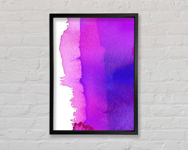 Pink Ocean Ebb Framed Print