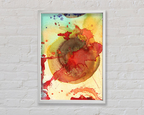 Heat From The Golden Framed Print