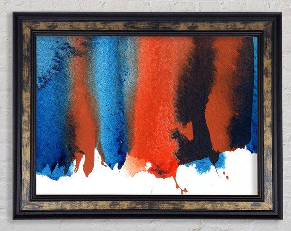 Fire And Ice 2 Framed Print