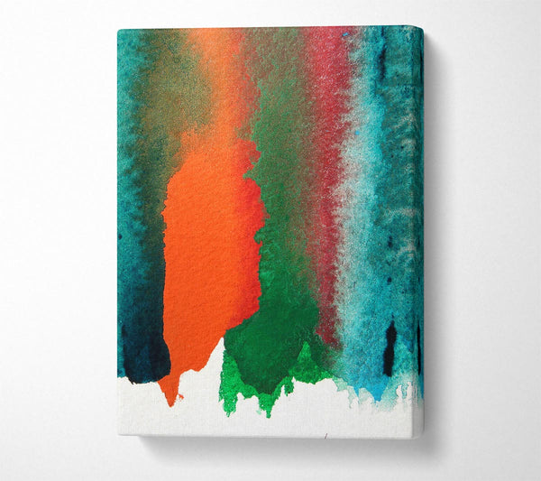  A Canvas Print of Colourful Forest Canvas Art