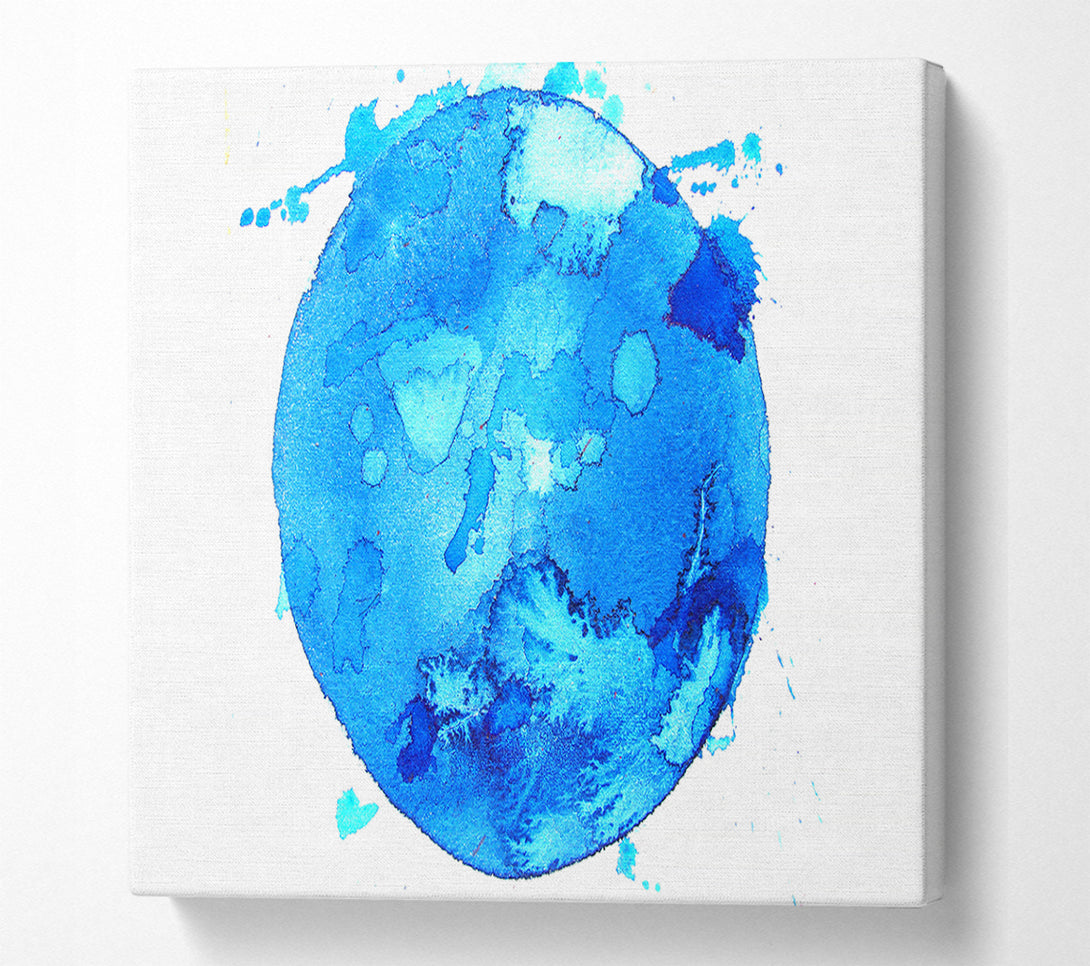  A Canvas Print of Liquid Planet Canvas Wall Art