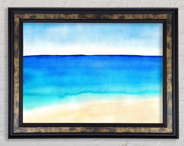 Ocean Blues Framed Print