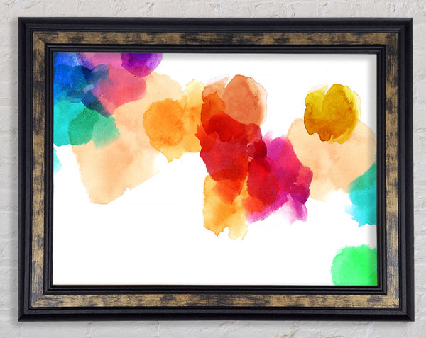 Follow The Colours Framed Print