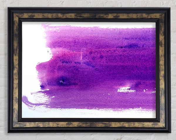 Purple Patience Framed Print