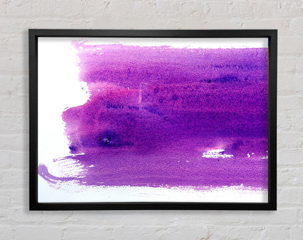 Purple Patience Framed Print