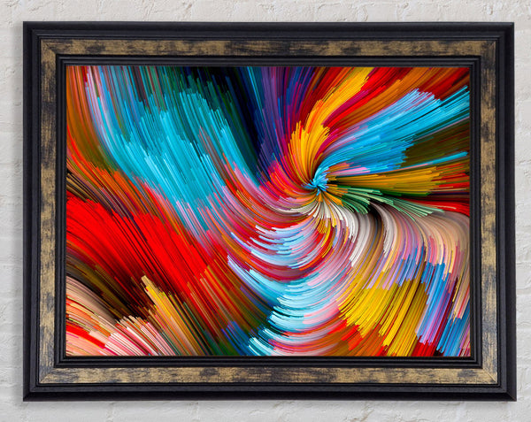 Threads Of Time Framed Print