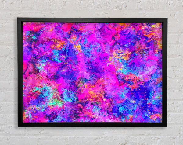 Pink Blast Framed Print