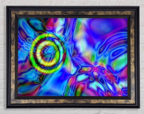 Liquid Ice Framed Print