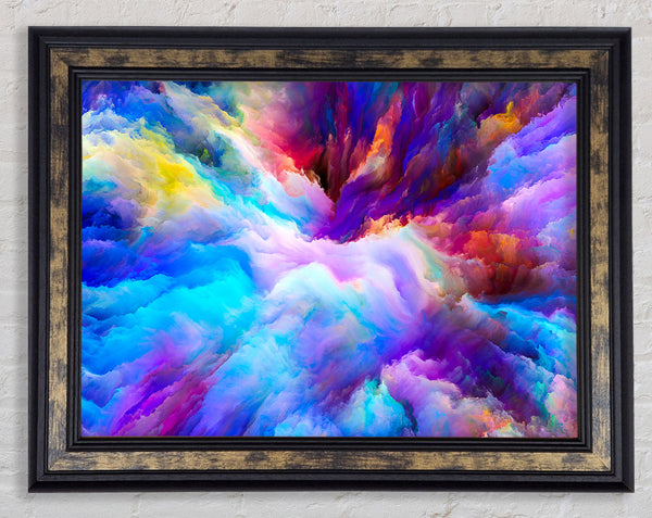 Clouds Of Power Framed Print