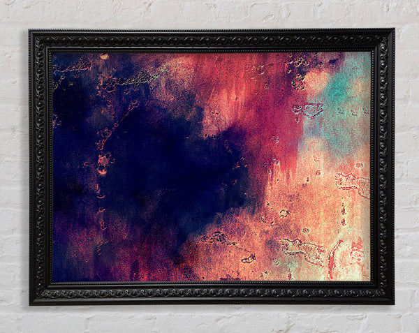 Black Heart Framed Print