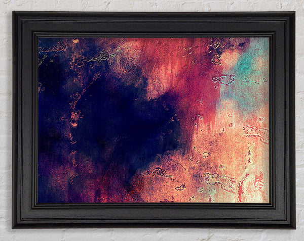 Black Heart Framed Print